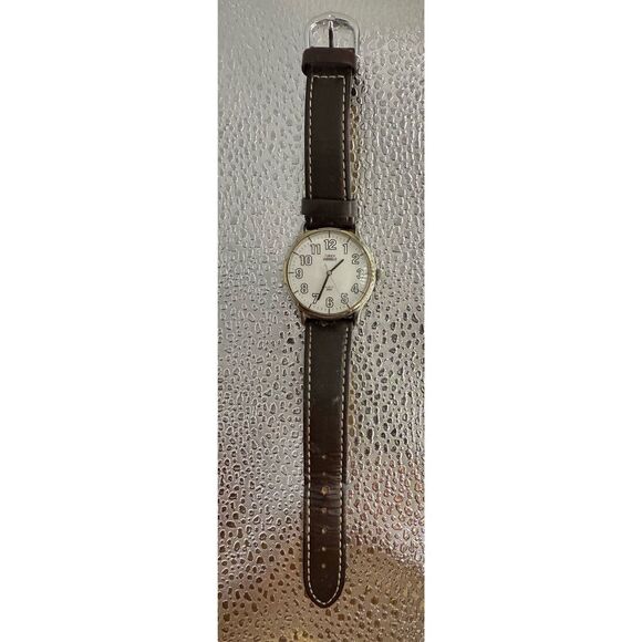 Timex Men’s Indiglo Quartz Wristwatch Water Resistant Stainless Steel - Picture 1 of 10